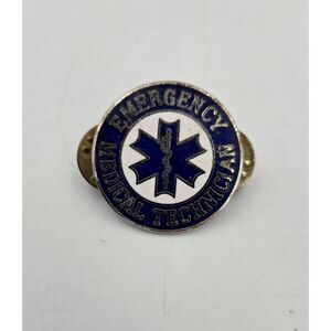Emergency Medical Technician EMT Badge‎ Pin Vintage